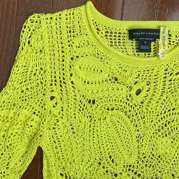 Ralph Lauren Black Label Hand Crochet Sweater - Picture 3 of 12